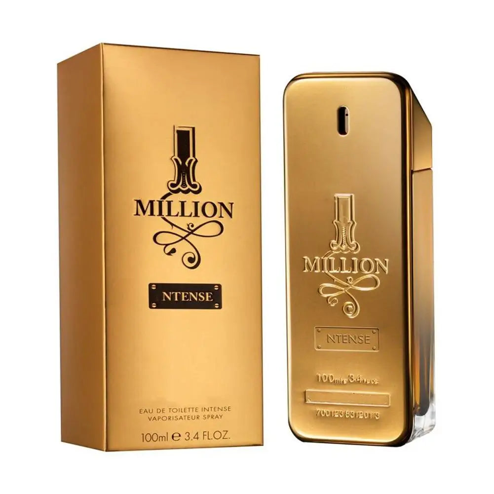 Golden Million Gold Brick Extrait Wood Leather Note Charming Men'S Perfume Long Lasting Fragrance 50/100Ml Men Women