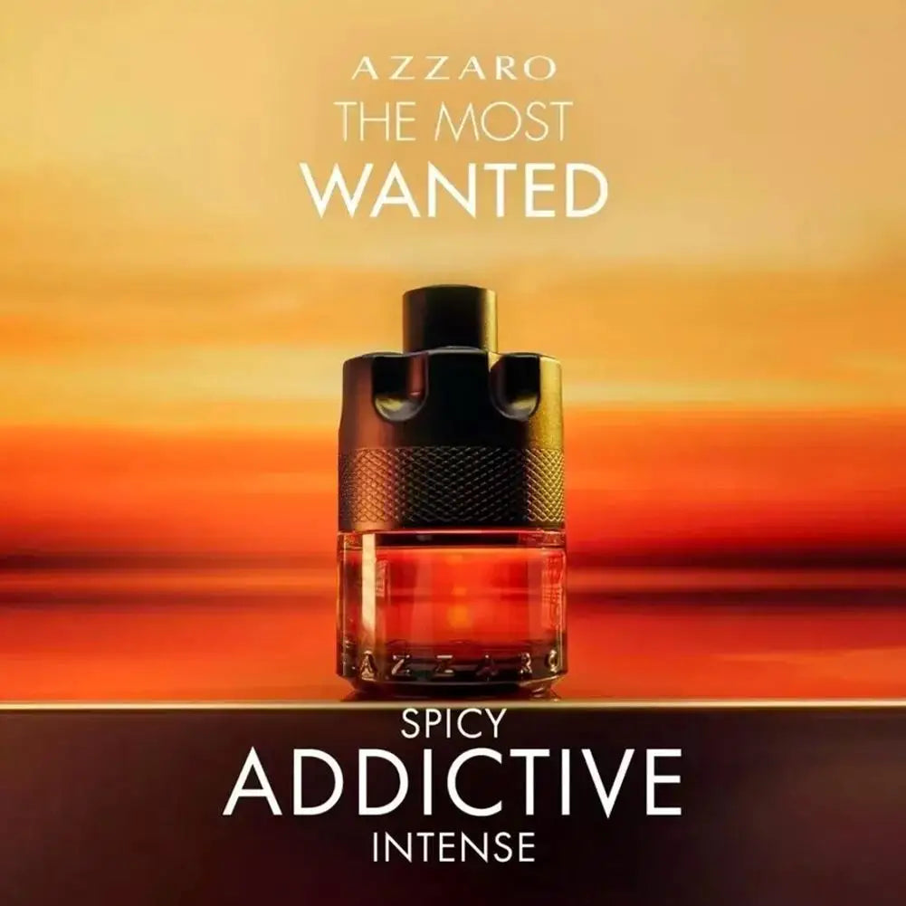 100ML Men Perfumes for Azzaro the Most Wanted Parfume Charm Eau De Parfum Intense Spicy Woody Fragrance Lasting Wear Date