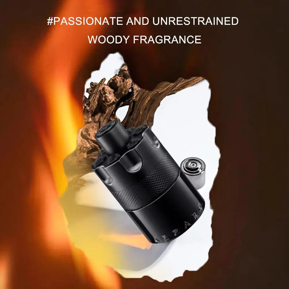 100ML Men Perfumes for Azzaro the Most Wanted Parfume Charm Eau De Parfum Intense Spicy Woody Fragrance Lasting Wear Date
